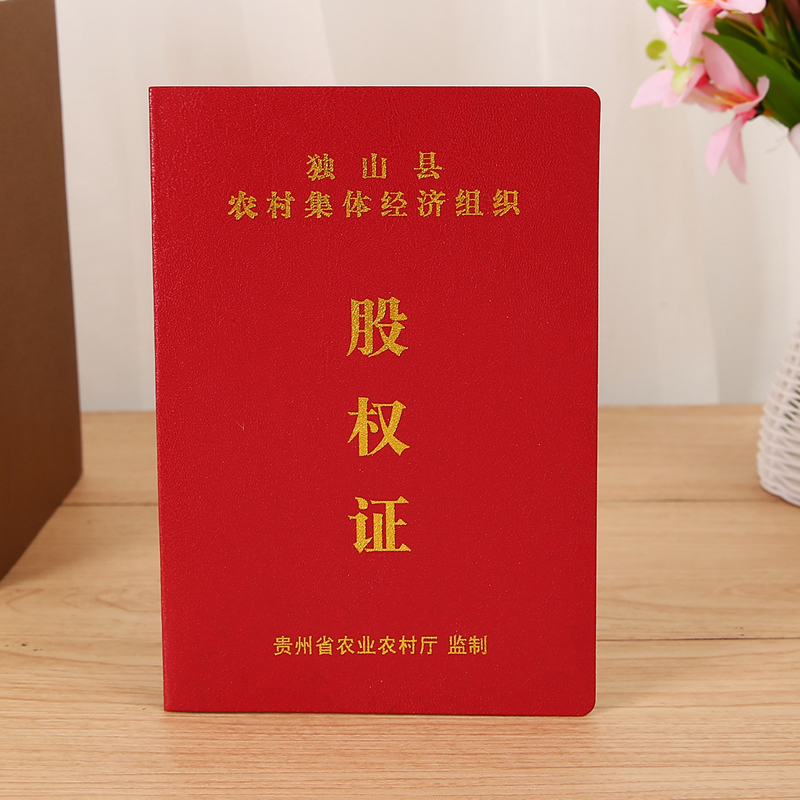 獨(dú)山縣股權(quán)證